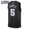 Maillot Basket Enfant San Antonio Spurs Stephon Castle 2025-26 Nike City Edition Noir Swingman